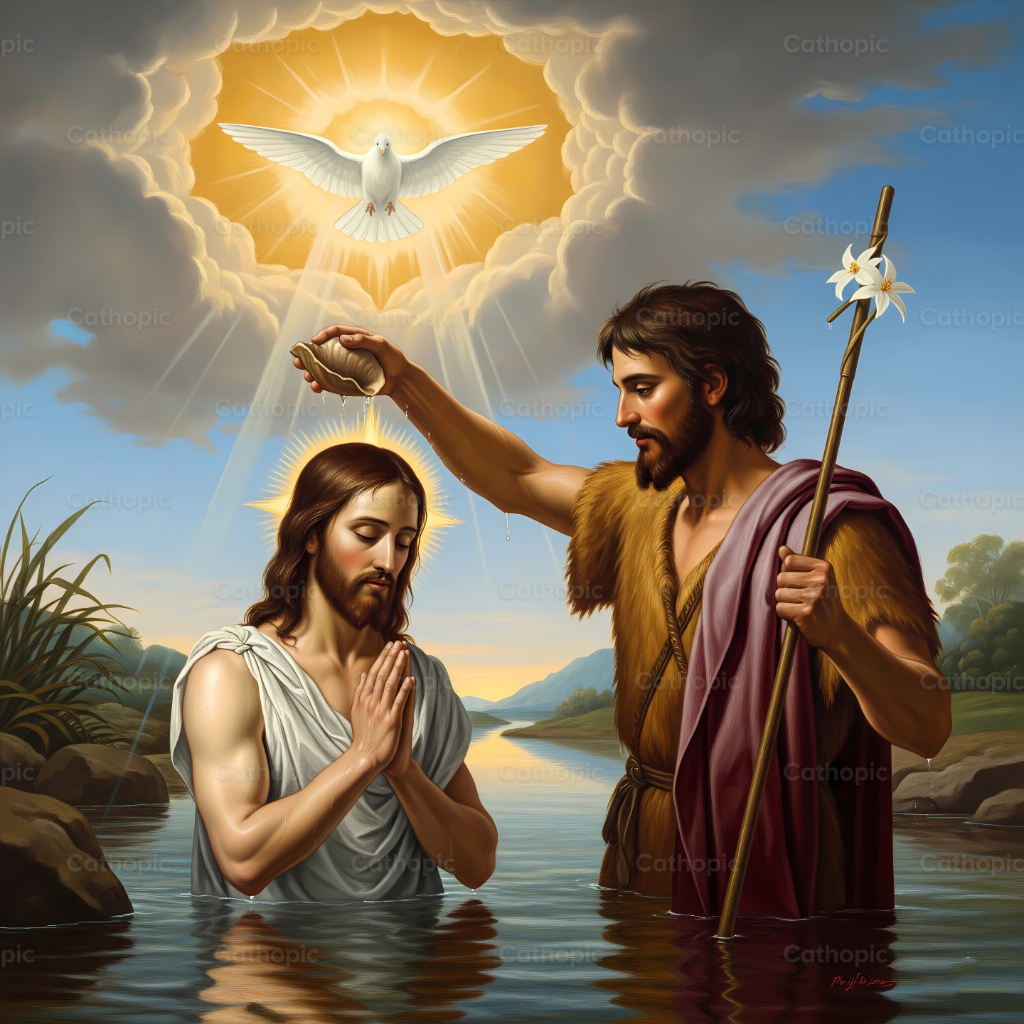 The Baptism of Jesus | Cathopic