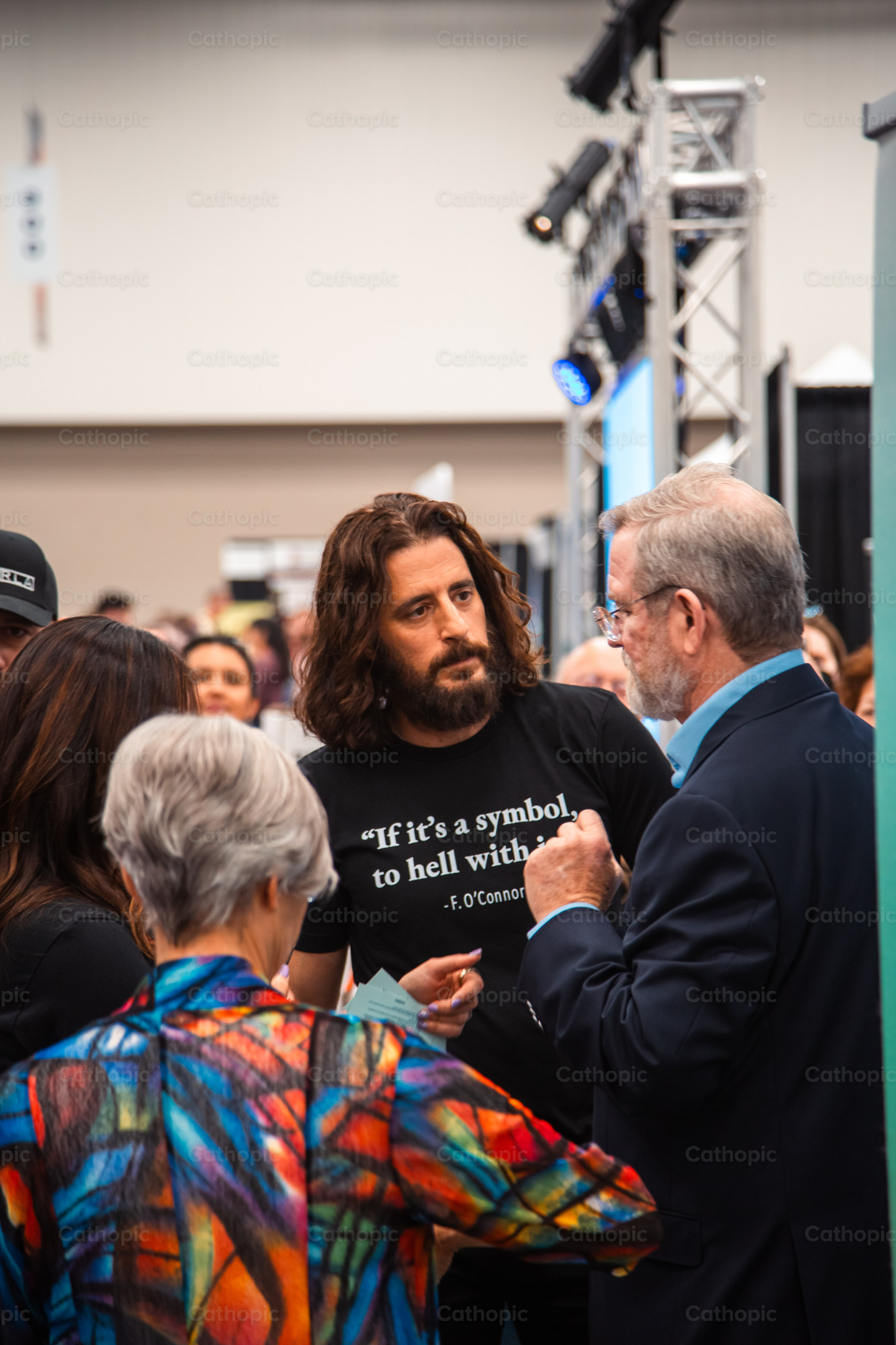 Joseph Roumie Jonathan Roumie at the National Eucharistic Congress | Cathopic