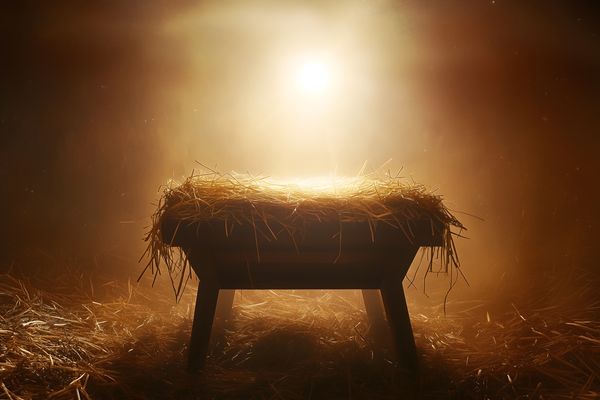 Image of the humble manger.