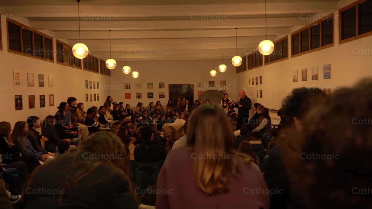 Youth Gathering, Shot 1 - Catholic stock videos