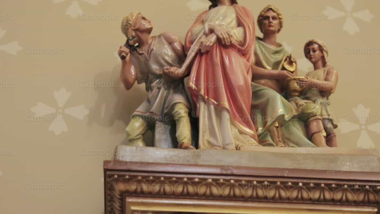Primeira Estação: Jesus é condenado à morte - Vídeos católicos de stock