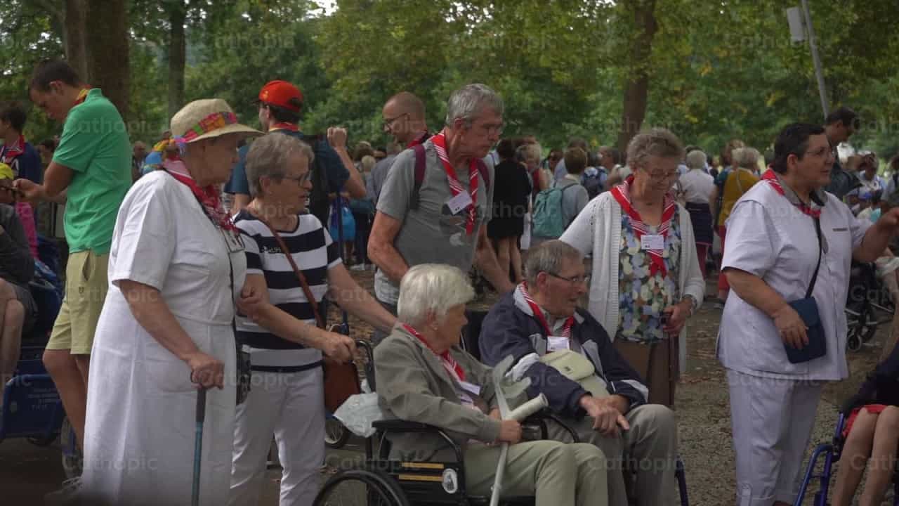 Pilger - Katholische Stock-Videos - Foto von Lupe Belmonte