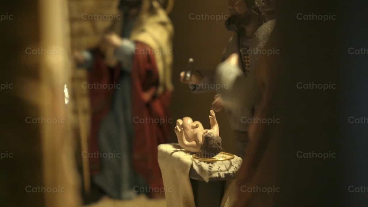 Presentazione di Gesù al tempio - Video stock cattolici