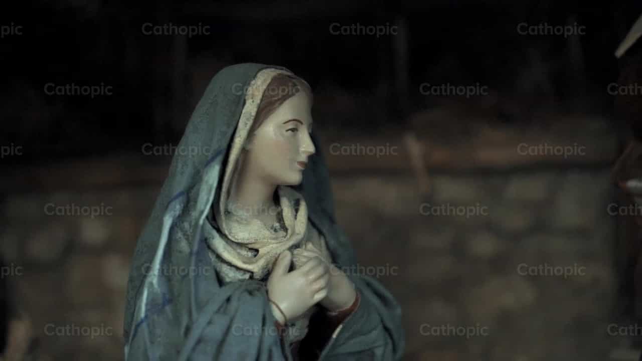 Birhen Maria - Mga Catholic stock video