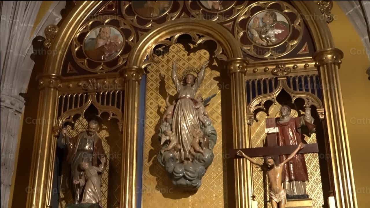 Cuadro de la Iglesia - Banco de vídeos católicos - Fotografía por Cathopic