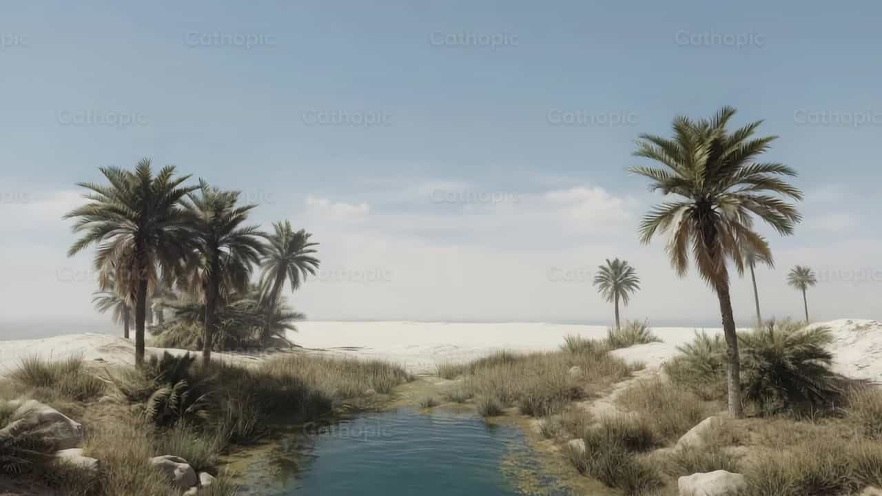 沙漠中间的绿洲与避难所 - 天主教素材视频 - 摄影： Diócesis de Córdoba