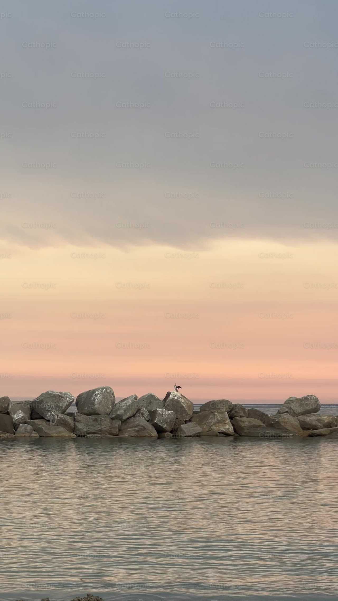 Mar y atardecer - Banco de vídeos católicos - Fotografía por Frames Cristianos