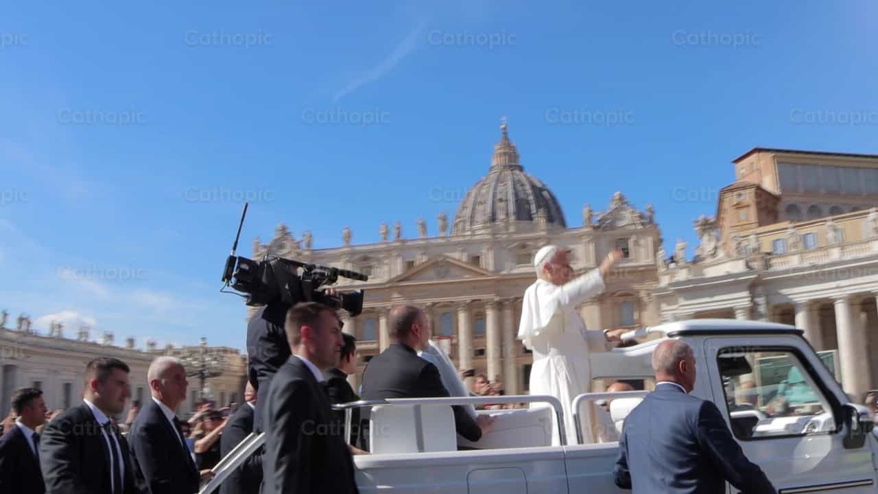 Papa Leon XIV - Banco de vídeos católicos - Fotografía por Frames Cristianos