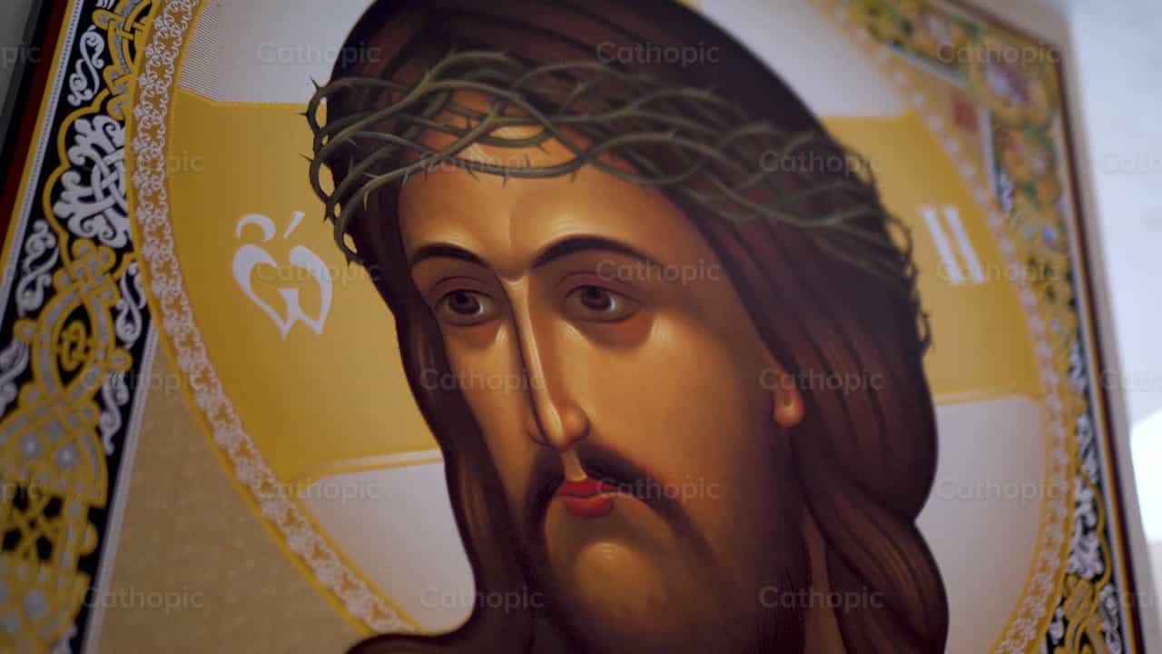 Icono de Jesucristo (Toma 2) - Banco de vídeos católicos - Fotografía por Cathopic