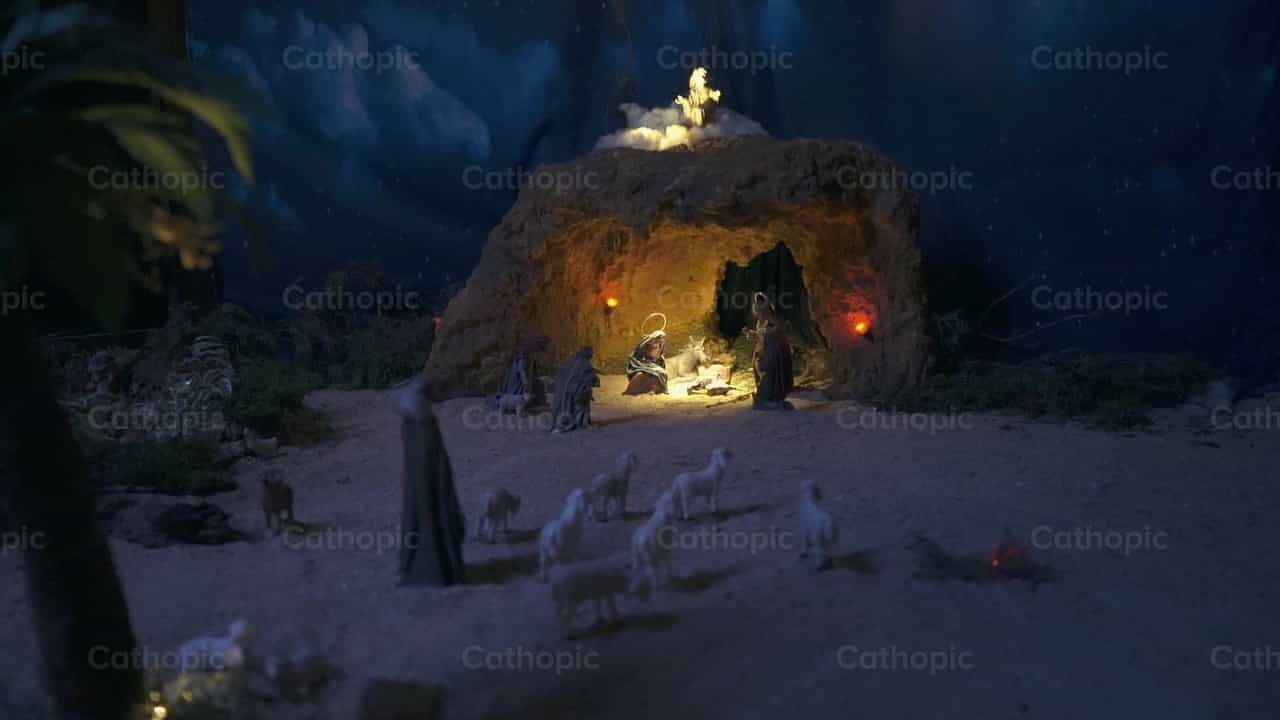 Nacimiento de Jesus - Banco de vídeos católicos