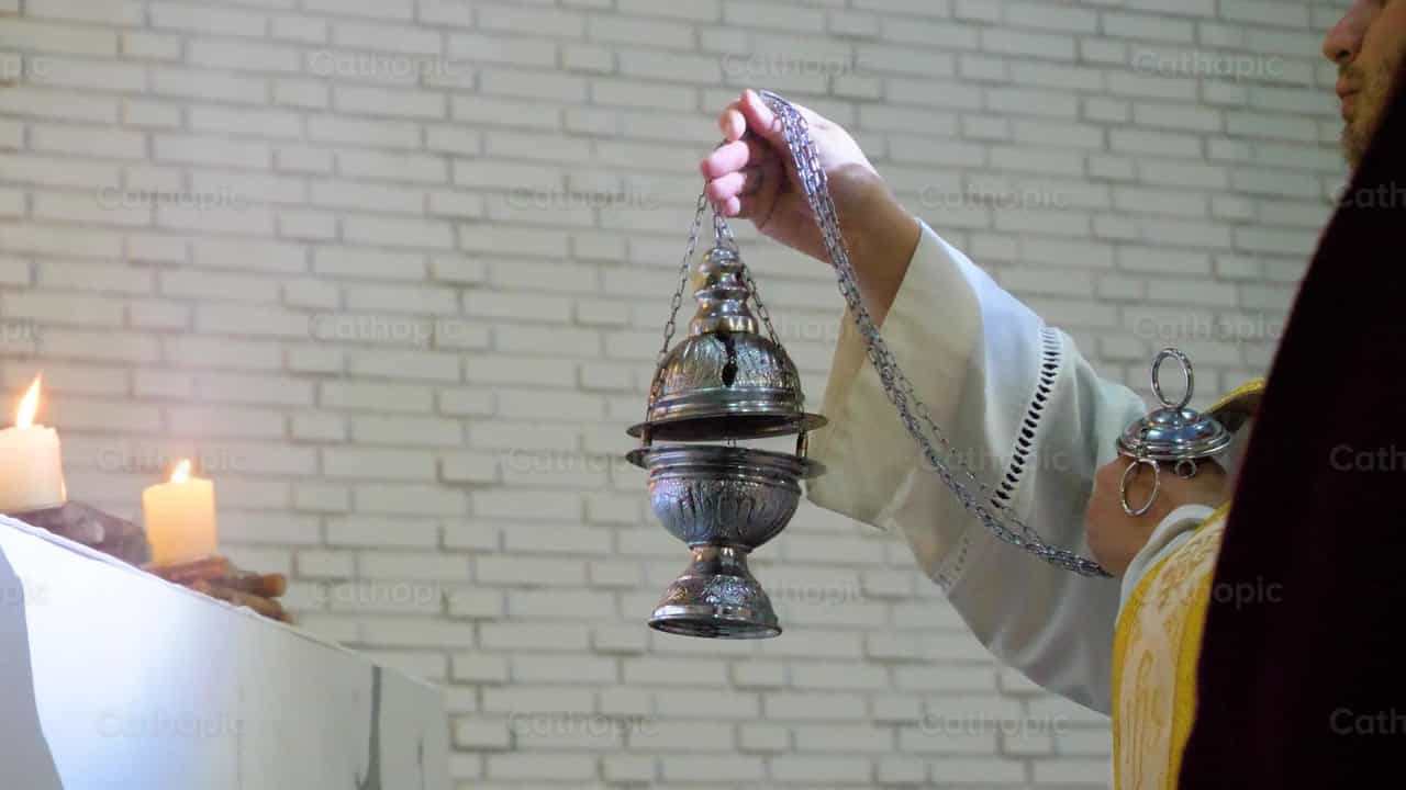 Insenso - Mga Catholic stock video