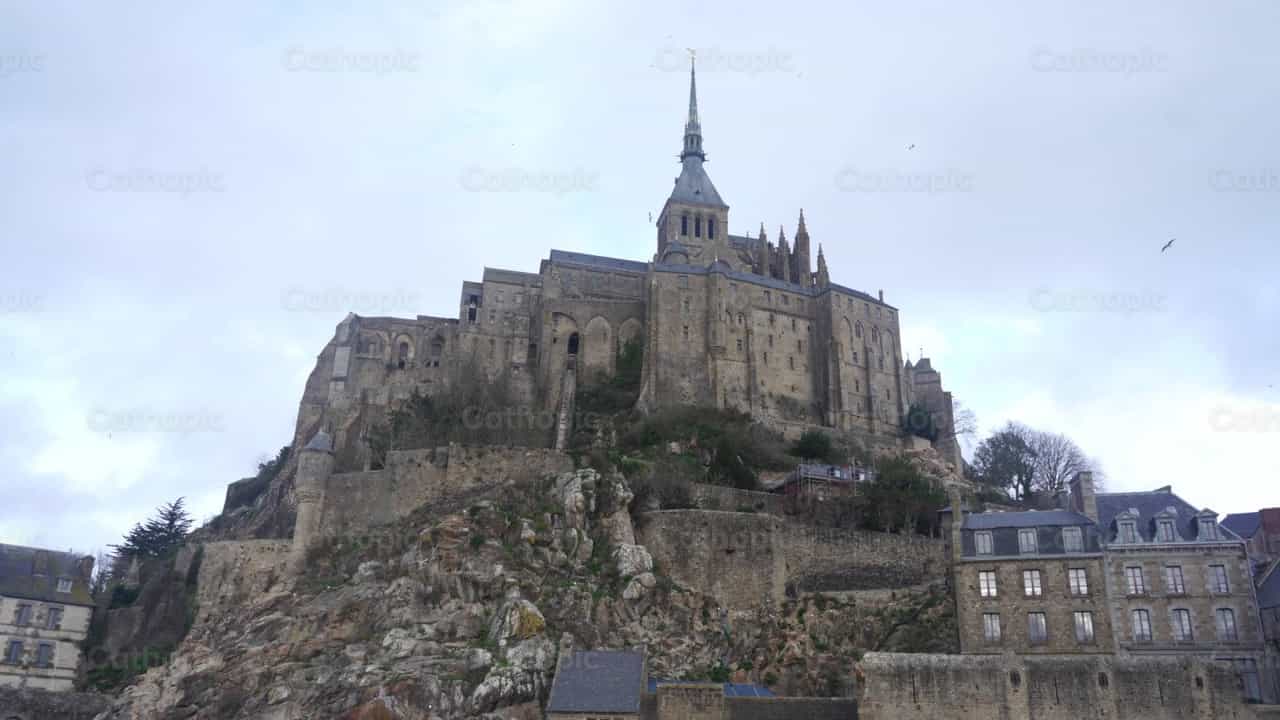 Monte Saint-Michel - Video stock cattolici