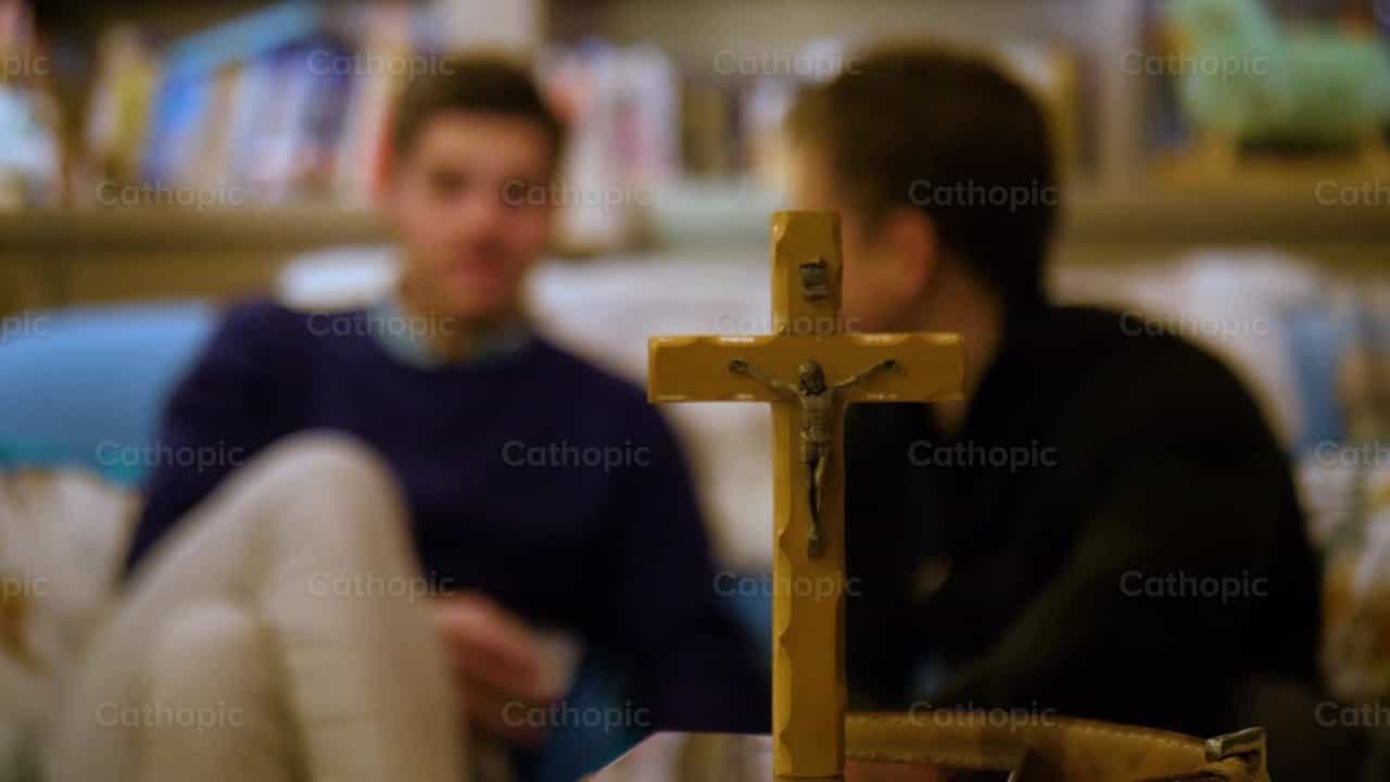 Amicizia in Cristo - Video stock cattolici