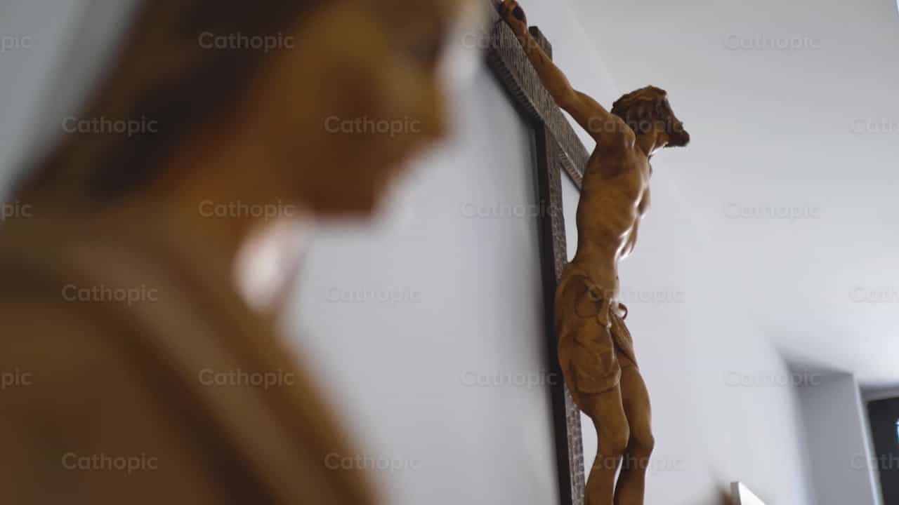 Jesus em Agonia com Maria - Vídeos católicos de stock - Foto de Cathopic