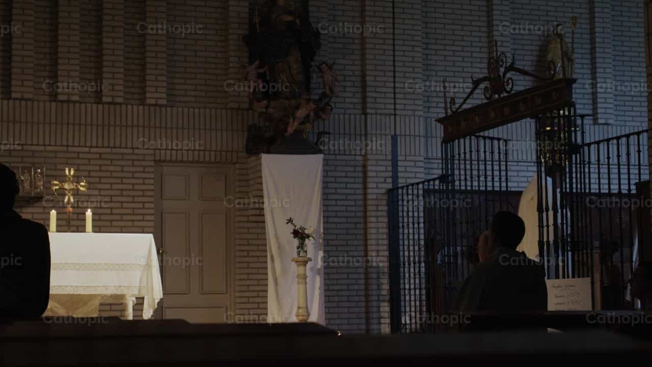Eucharistic Adoration Verbum Spei Community - Catholic stock videos - Photo by Almures Studio