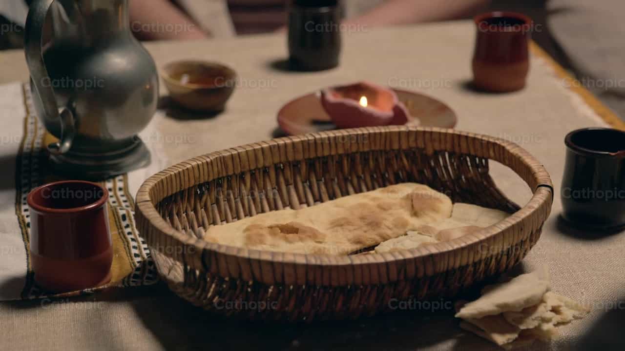 Nehmt und esst: Das ist mein Leib, Letztes Abendmahl - Katholische Stock-Videos - Foto von Cathopic