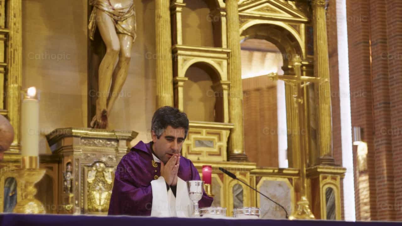Consecration of the Eucharist - Catholic stock videos