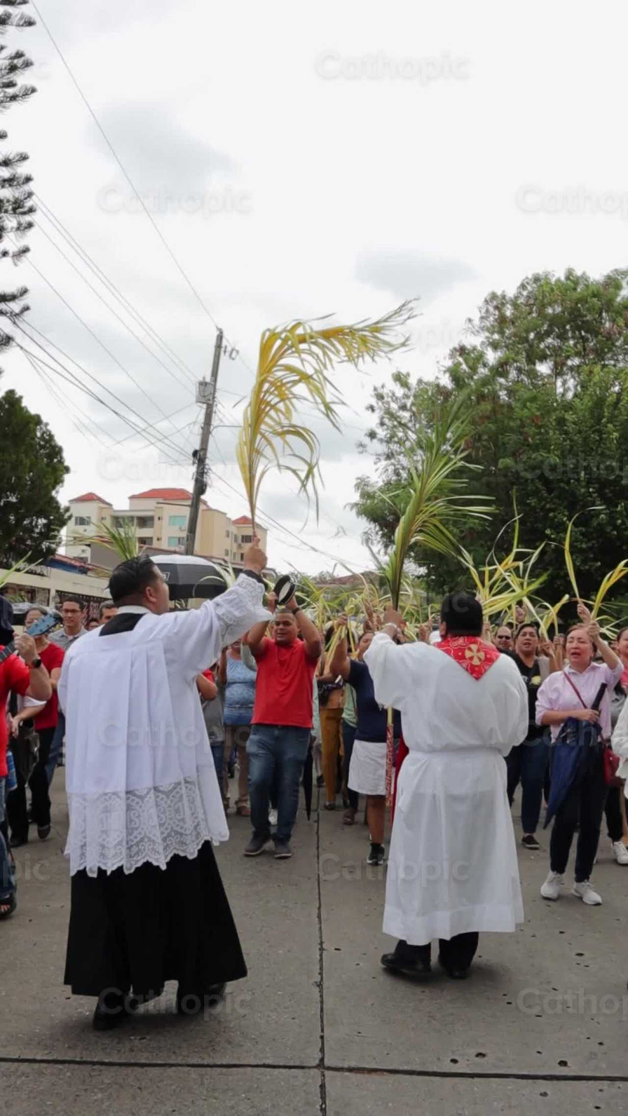 Inicio de Semana Santa - Banco de vídeos católicos - Fotografía por Leider Mendoza