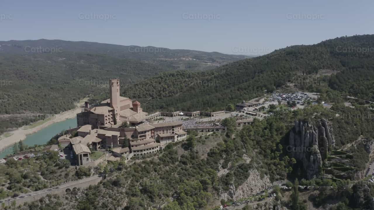 Sanctuary of Torreciudad - Catholic stock videos - Photo by Álvaro García