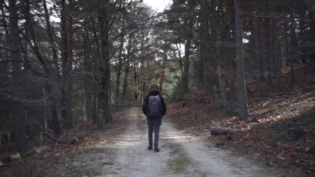 Man walking - Catholic stock videos - Photo by Lupe Belmonte