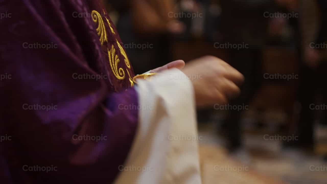 Hostias consagradas - Banco de vídeos católicos