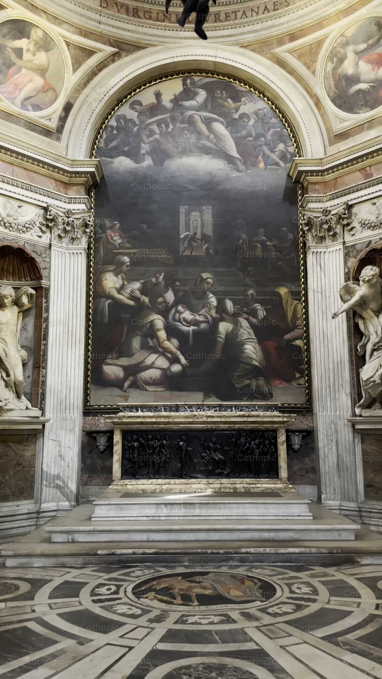 Pintura del Nacimiento de Jesus - Banco de vídeos católicos - Fotografía por Eduardo Perdomo