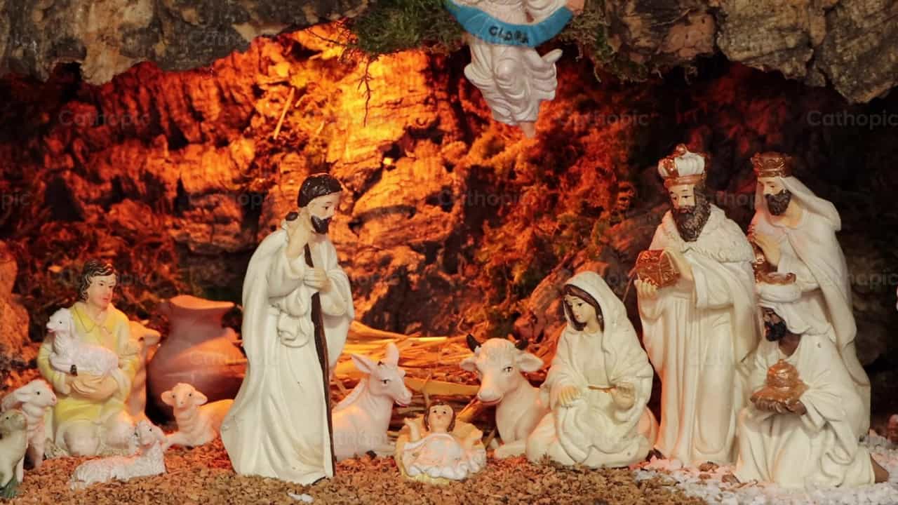 Nacimiento de Jesus - Banco de vídeos católicos - Fotografía por Frames Cristianos