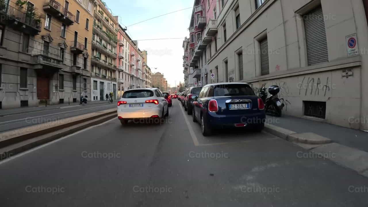 Hyperlapse en la ciudad - Banco de vídeos católicos