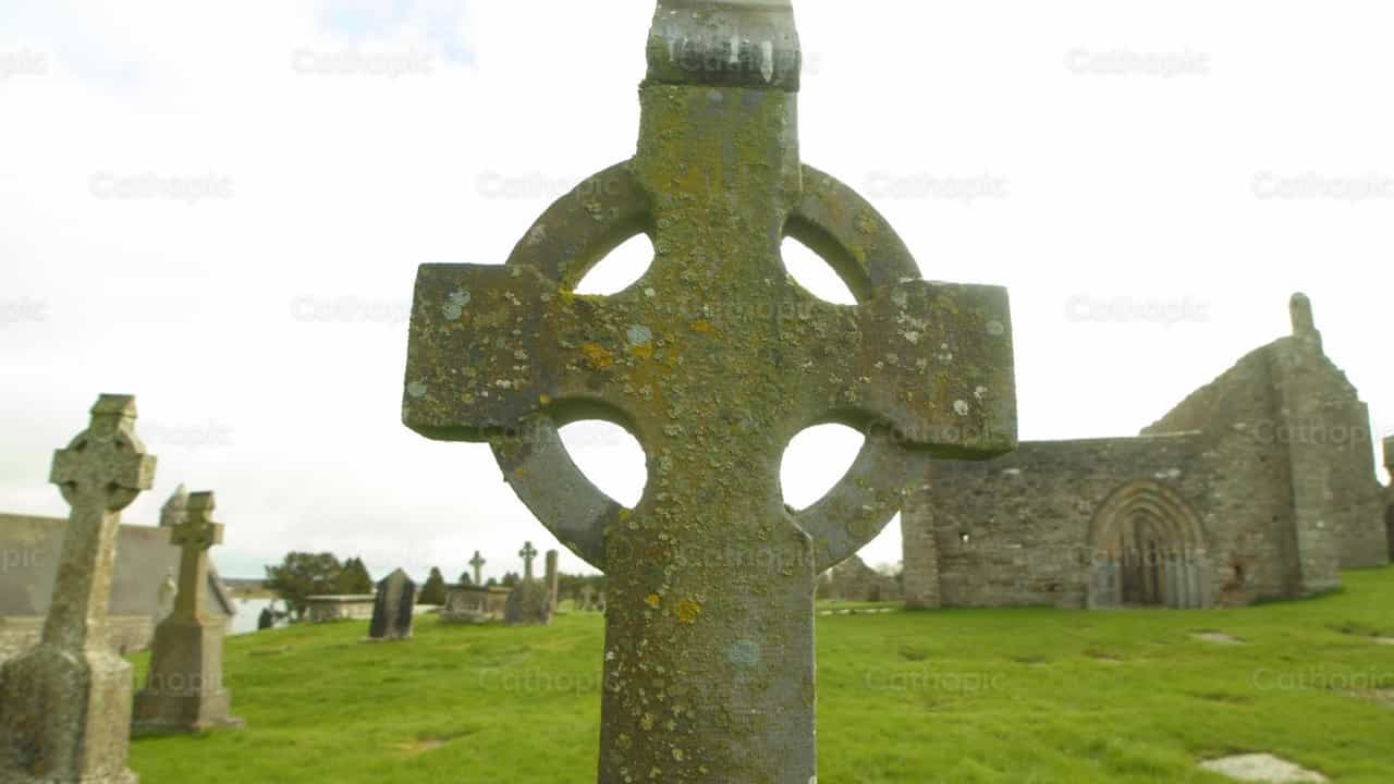 Old Irish Grave - Catholic stock videos - Photo by Catholic Stuff