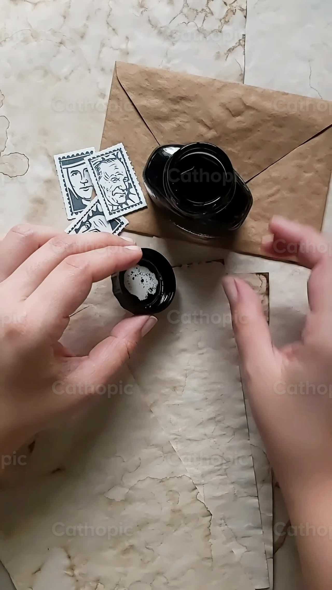 Carta e penna - Video stock cattolici
