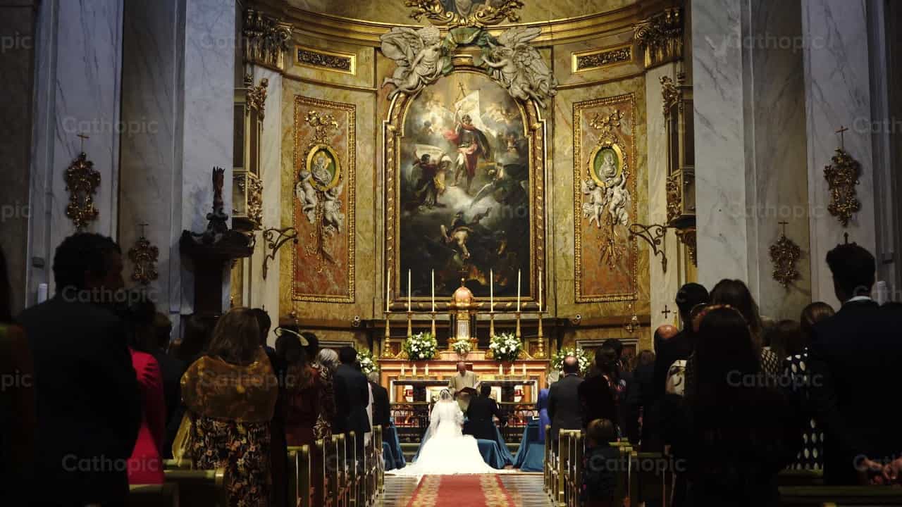 Wedding - Catholic stock videos
