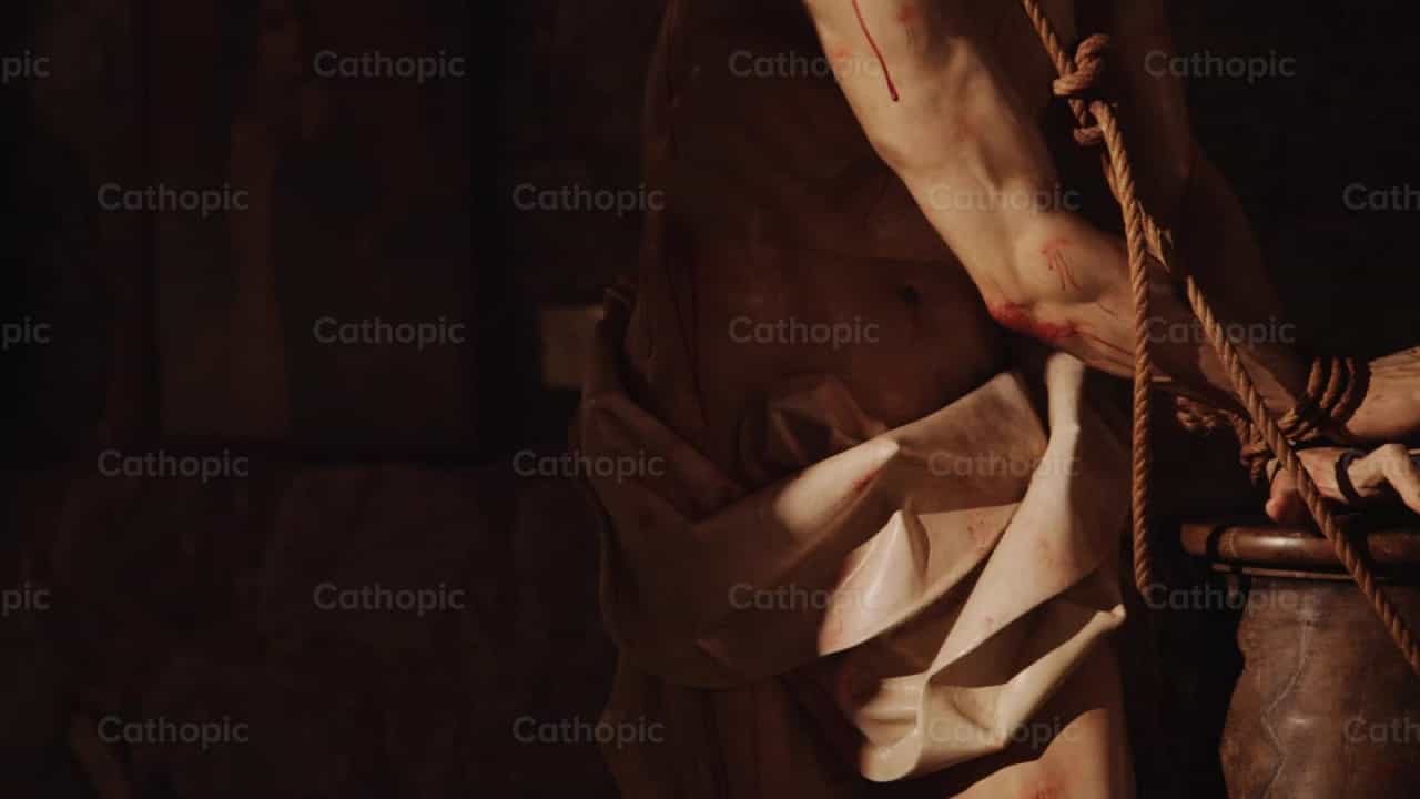 Cristo flagelado (Santa Teresa de Ávila) - Banco de vídeos católicos