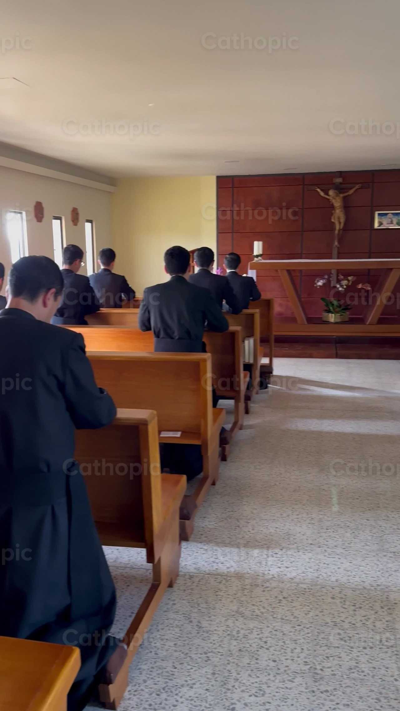 Novices Praying - Catholic stock videos - Photo by Eduardo Perdomo