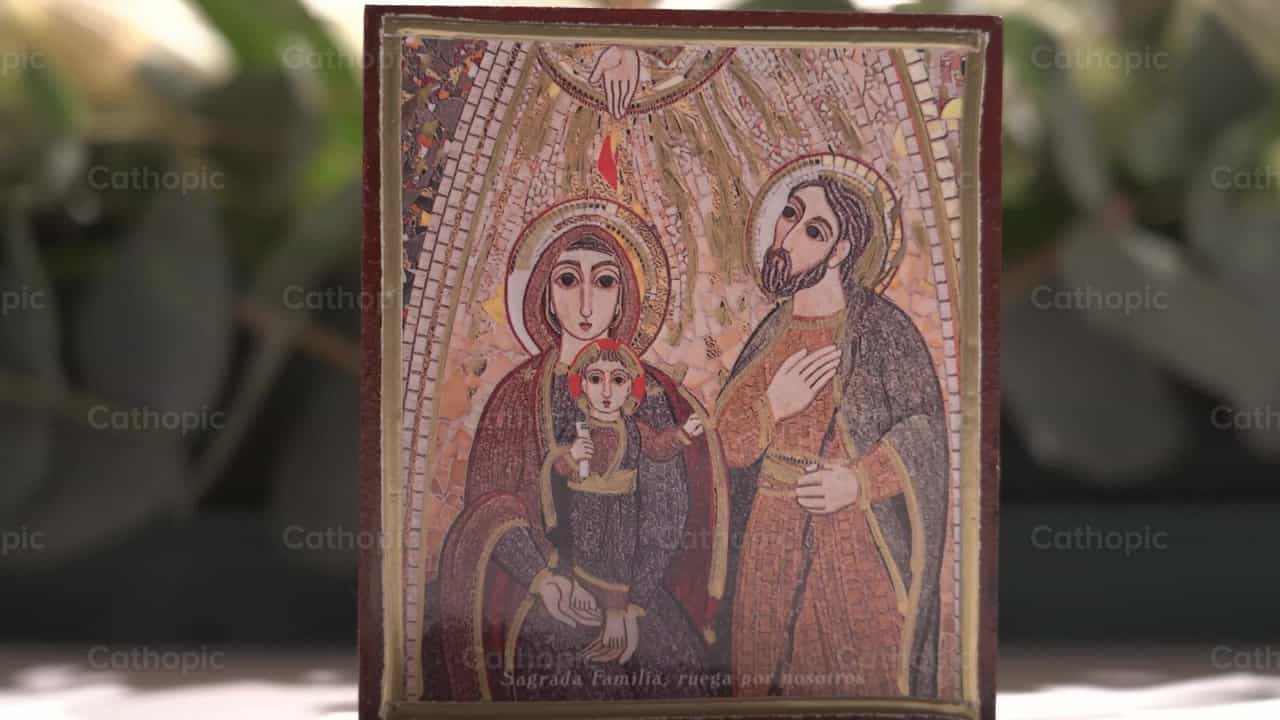 Holy Family Mosaic - Catholic stock videos - Photo by Cathopic