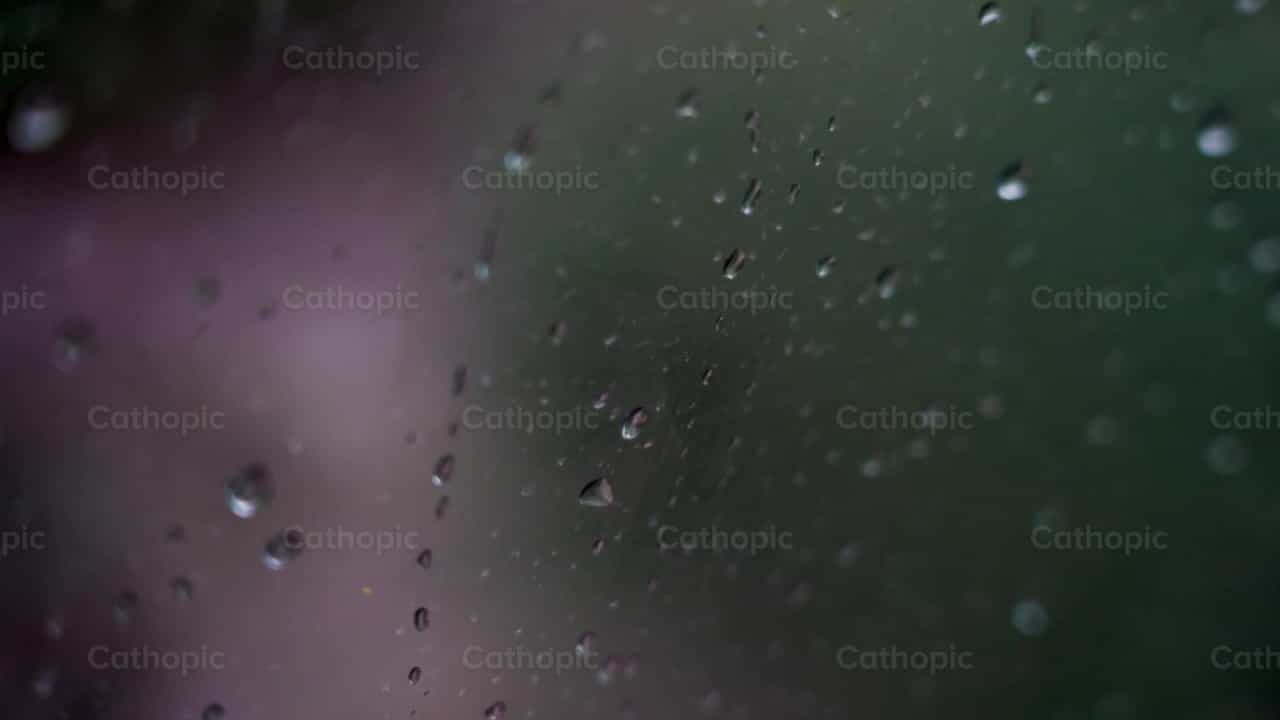 Rain Droplets - Catholic stock videos - Photo by Cathopic