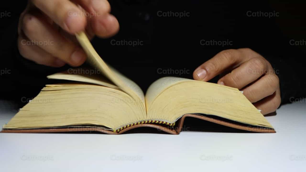 Biblia - Banco de vídeos católicos - Fotografía por Saul Ibarra