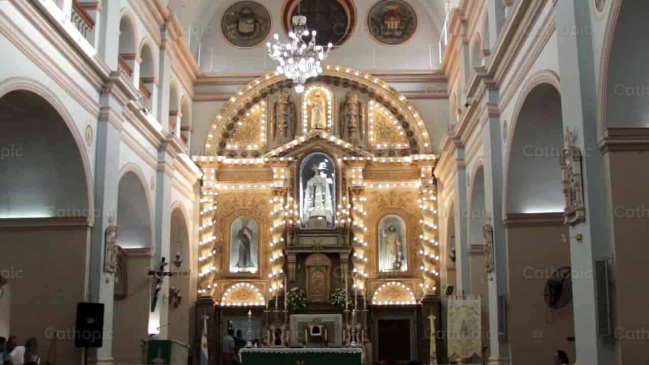 La Merced Church - Catholic stock videos