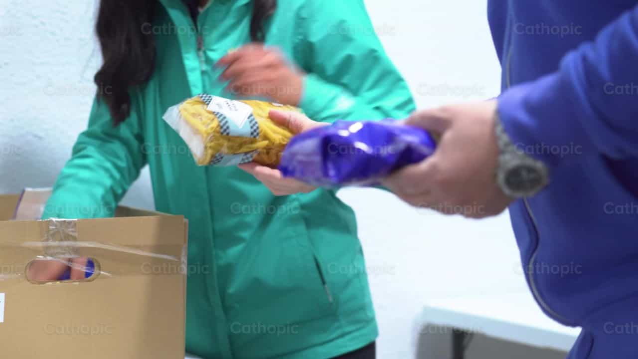 Étel-visszaemlékezés - Katolikus stock videók