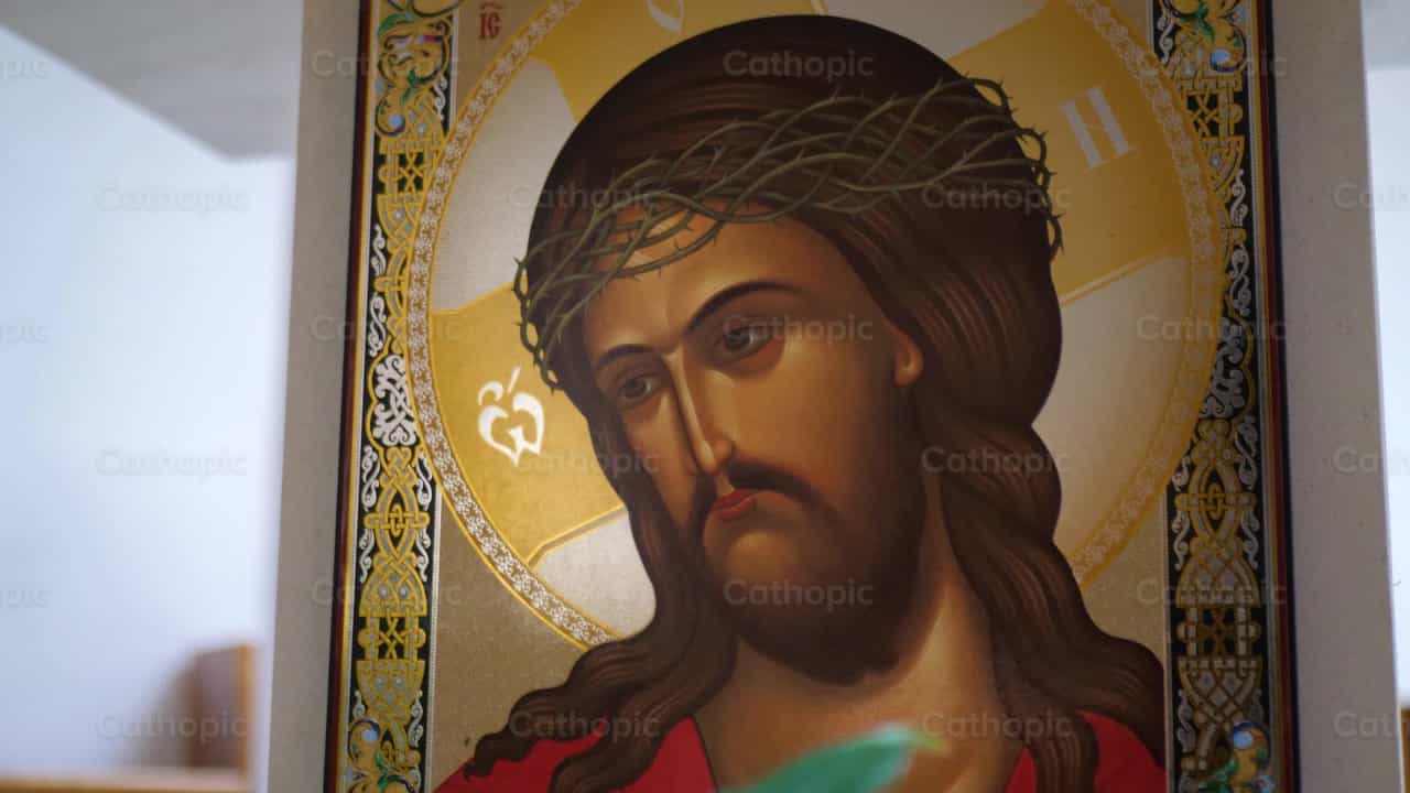 Icono de Jesucristo (Toma 3) - Banco de vídeos católicos - Fotografía por Cathopic