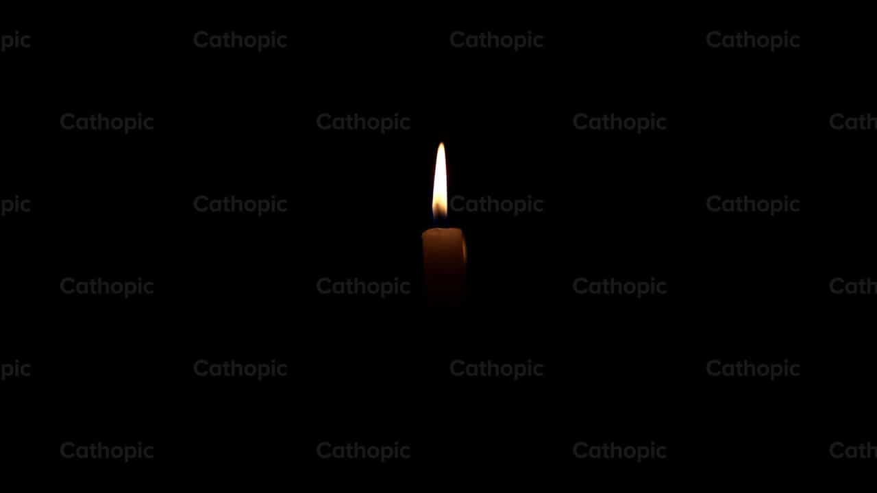 Vela para oración - Banco de vídeos católicos