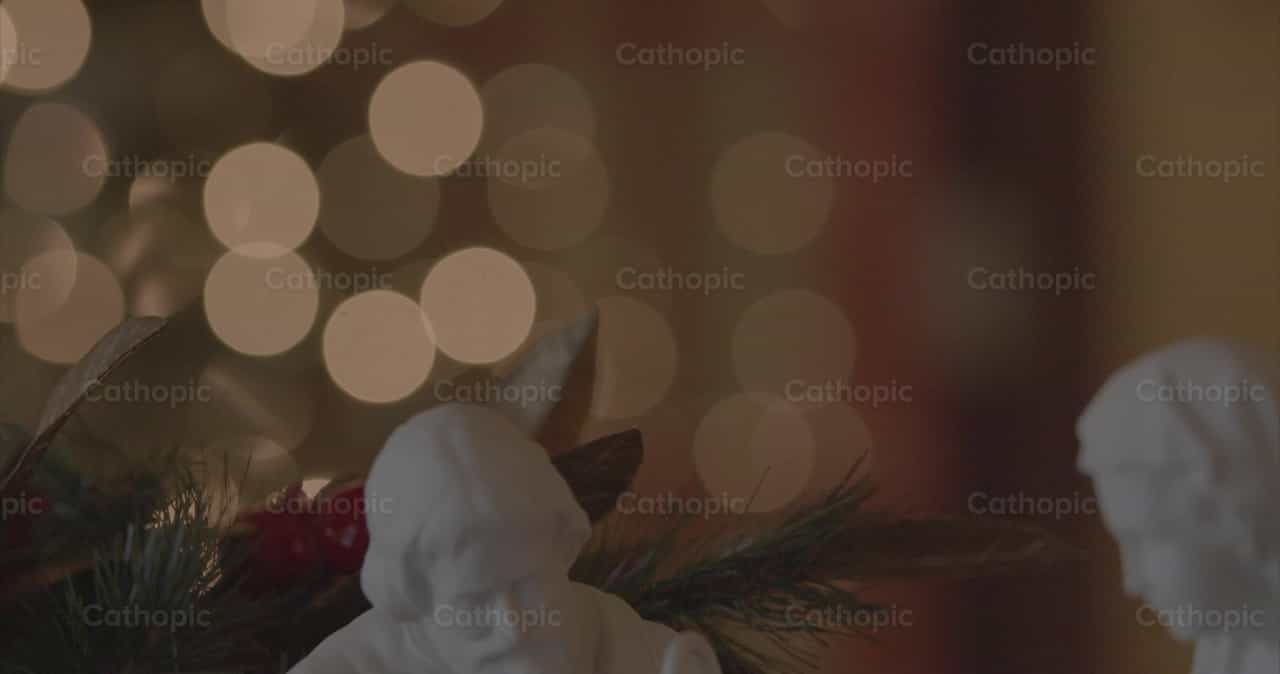 Arbol de Navidad y Nacimiento - Banco de vídeos católicos - Fotografía por Personally Catholic