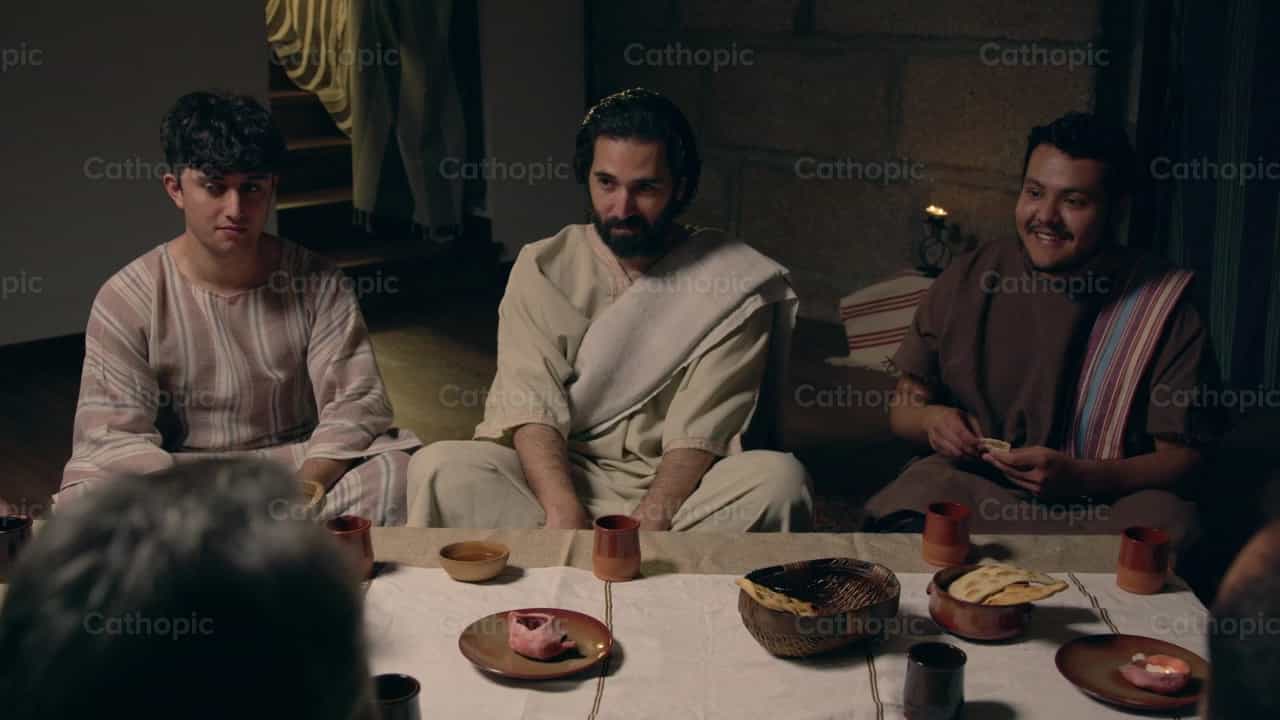 La Última Cena, Jesús y los apóstoles - Banco de vídeos católicos - Fotografía por Cathopic