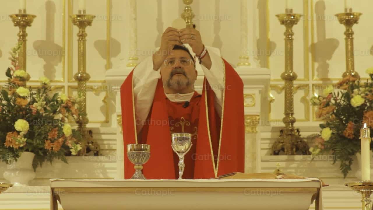 Krisztus Testének felajánlása - Katolikus stock videók