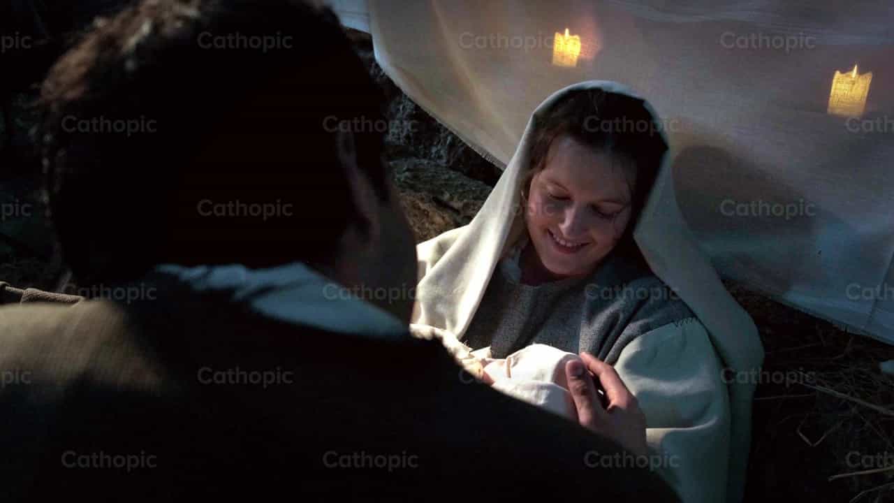 Jesus Mary and Joseph - Catholic stock videos - Photo by Almures Studio