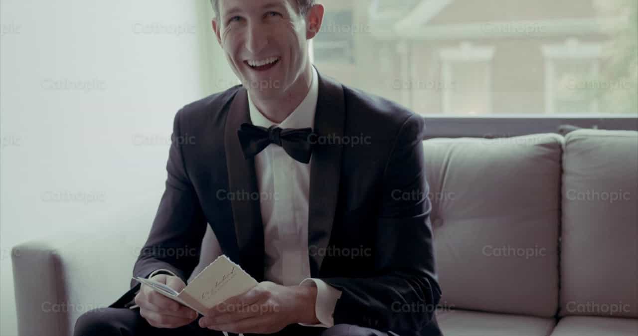 Wedding Day Letter to Groom - Catholic stock videos - Photo by Personally Catholic