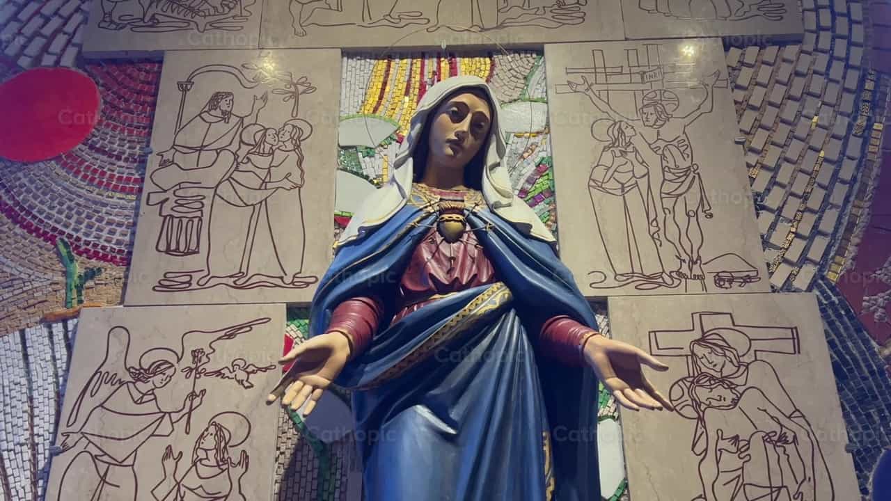 Inmaculado Corazon de Maria - Banco de vídeos católicos - Fotografía por Frames Cristianos