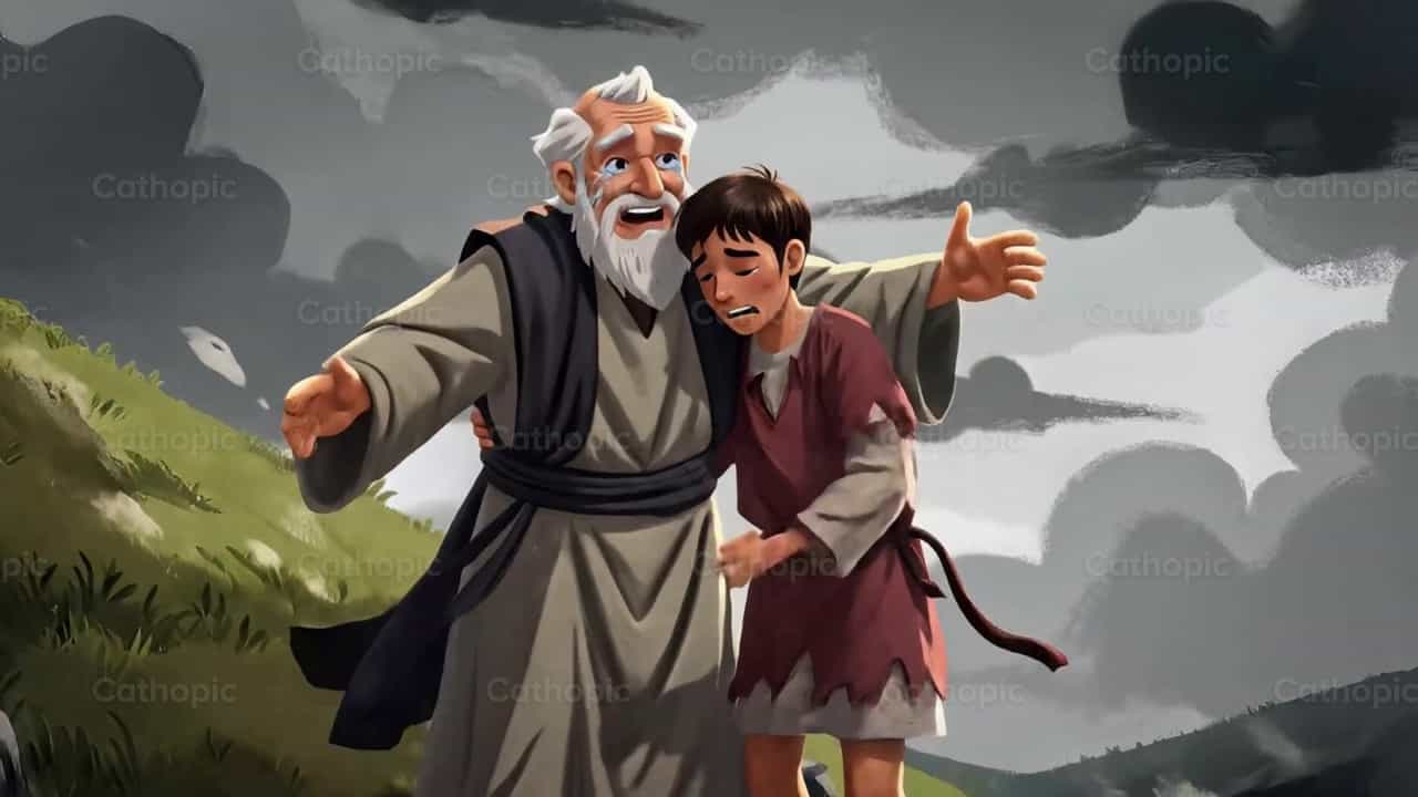 The Parable of the Prodigal Son - Catholic stock videos