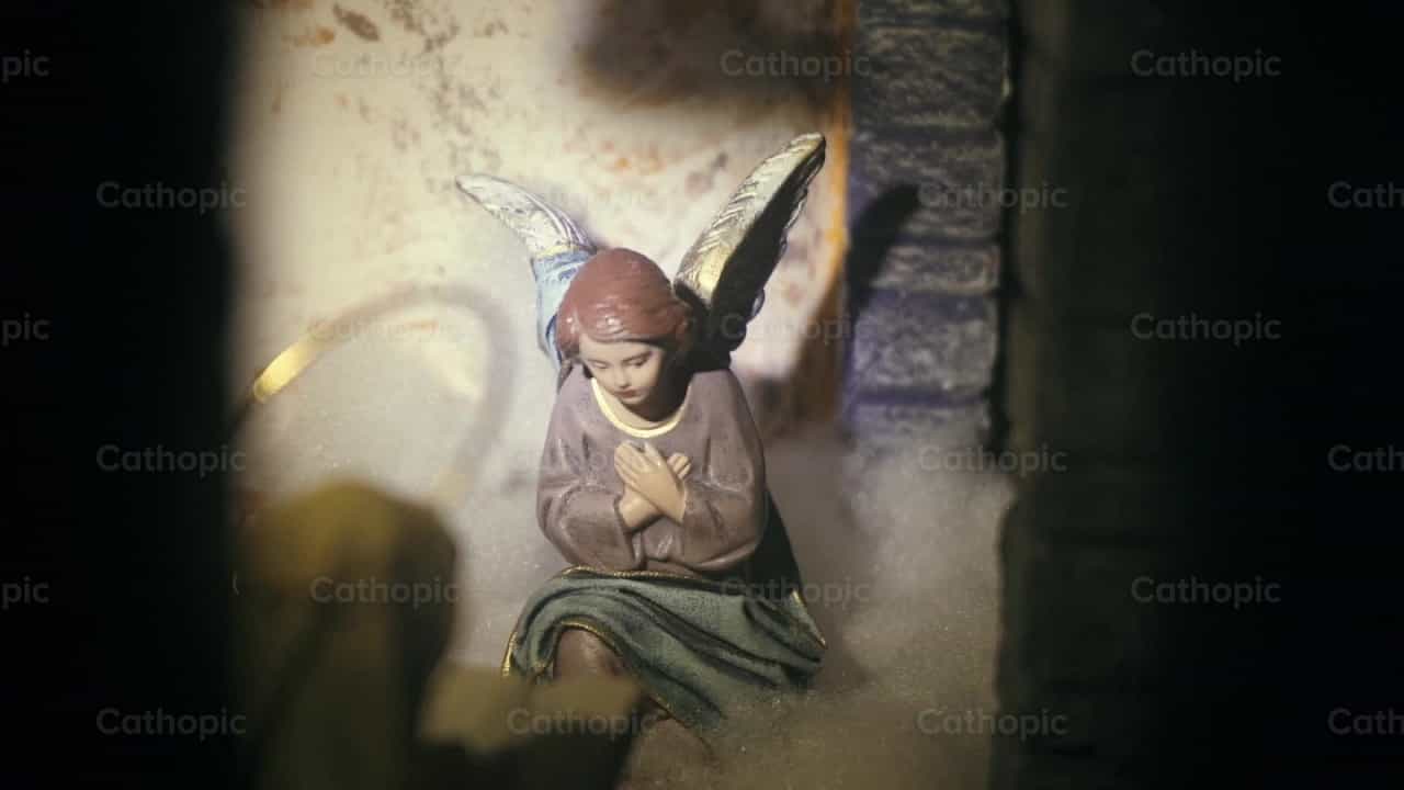 Anjo Gabriel - Vídeos católicos de stock