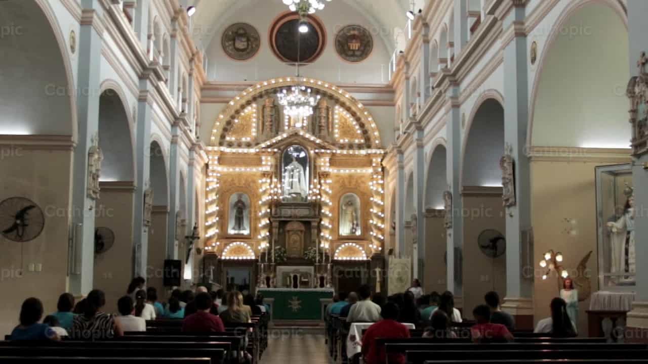 La Merced Church - Catholic stock videos
