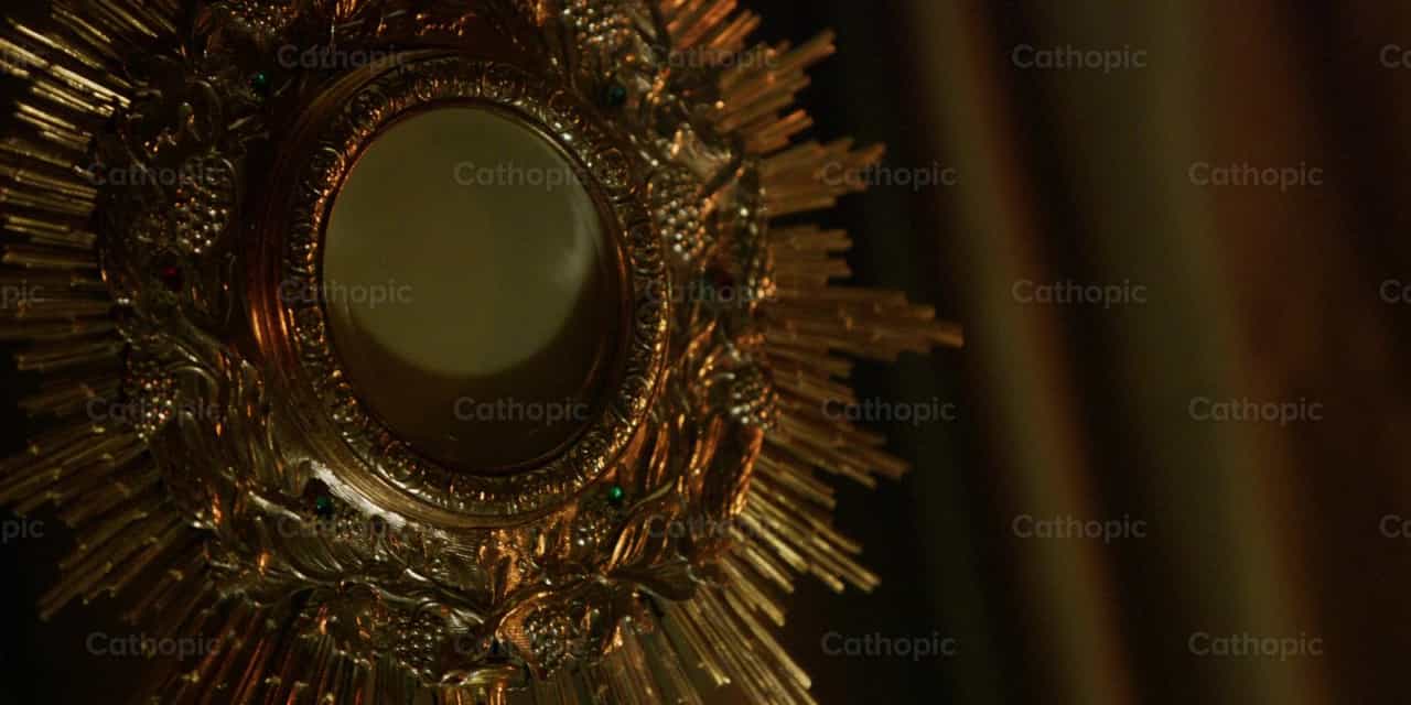 Eucharistic Adoration - Catholic stock videos